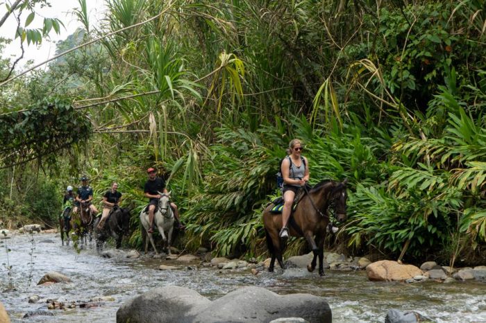 CABALGATA POR LA MONTAÑA Y EL RIO